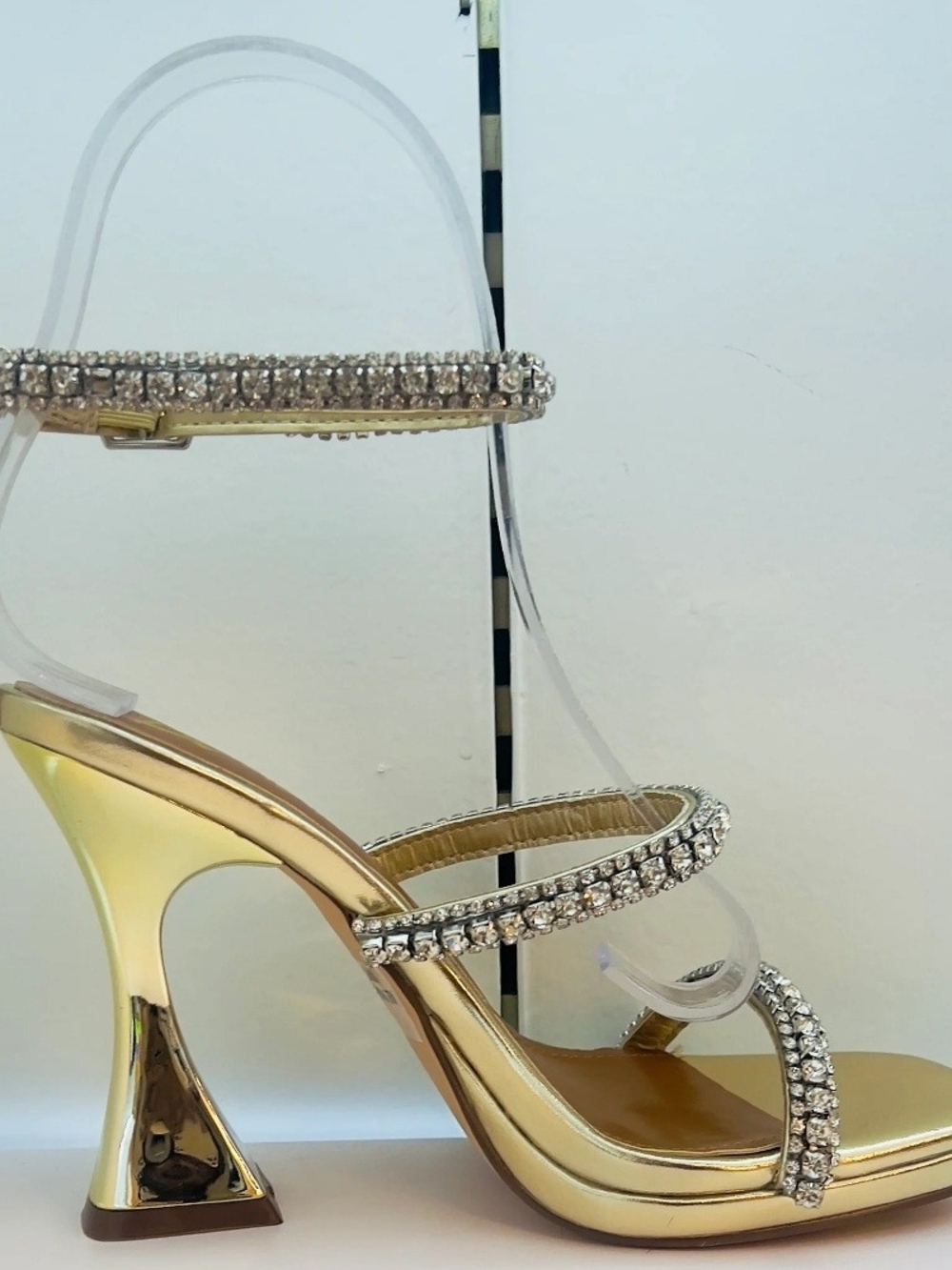 New VENUS STRAP EMBELLISHED SANDAL HEEL By Liliana